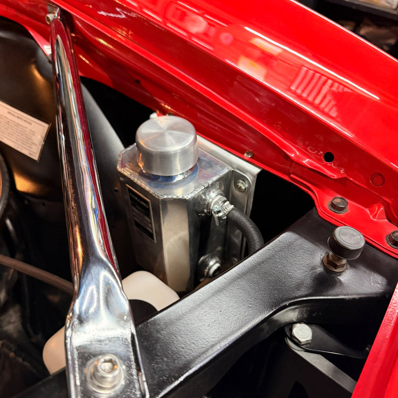 Universal Aluminium Coolant Overflow Tank – Polished Prismatic - photo 4