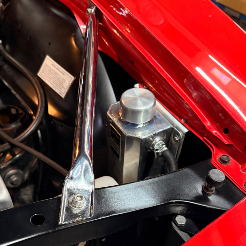 Universal Aluminium Coolant Overflow Tank – Polished Prismatic - photo 2
