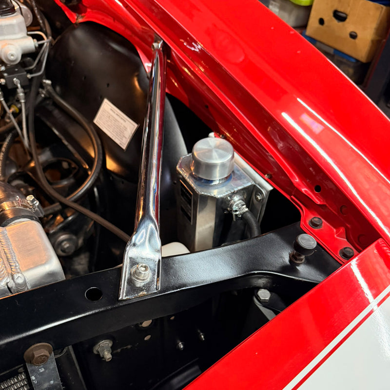 Universal Aluminium Coolant Overflow Tank – Polished Prismatic - photo 1
