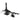 FIAT LANCIA PRO GEAR SELECTOR BLACK KNOB