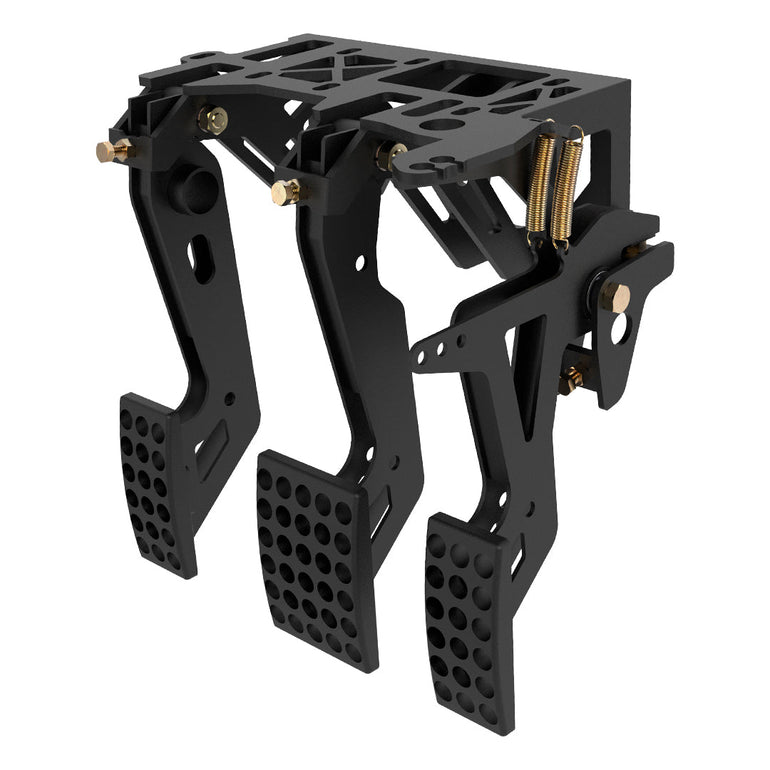 TOP-MOUNT FORWARD-FACING PEDAL ASSEMBLY – SINGLE BRAKE MASTER CYLINDER