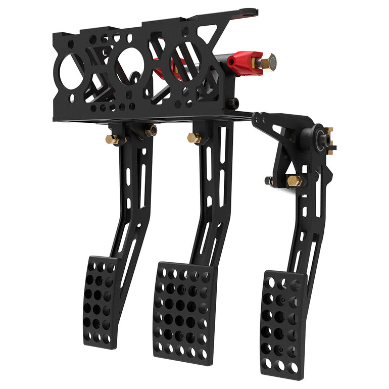 402 TOP-MOUNT PEDAL ASSEMBLY – 2 BRAKE MASTER CYLINDERS AND HYDRAULIC CLUTCH