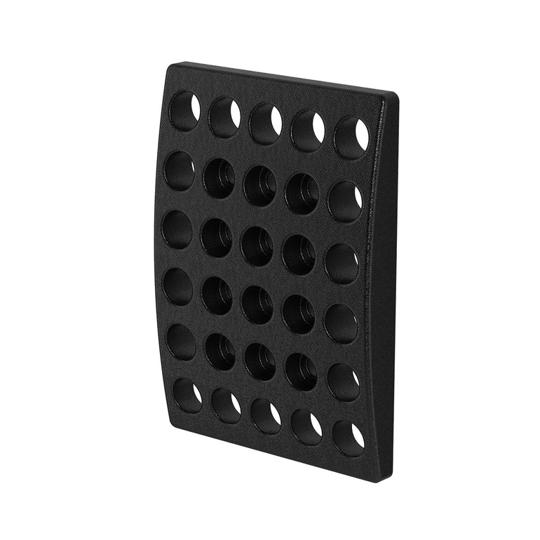 DRILLED ALUMINUM PEDAL PAD – 2 ¾″ WIDTH (72 MM)