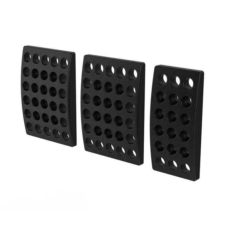 3-PIECE DRILLED ALUMINUM PEDAL PAD KIT