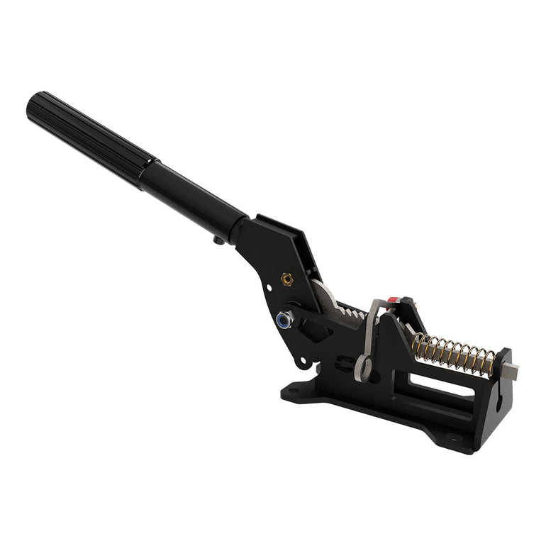 HORIZONTAL LEVER CABLE HAND BRAKE ASSEMBLY