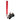 VERTICAL CABLE HANDBRAKE 240MM RED