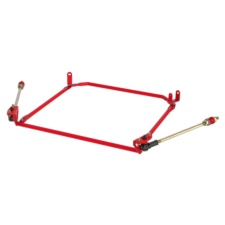 FIAT 1 FRONT LOWER BODY REINFORCEMENT KIT WITH ROD END CONTROL ARMS