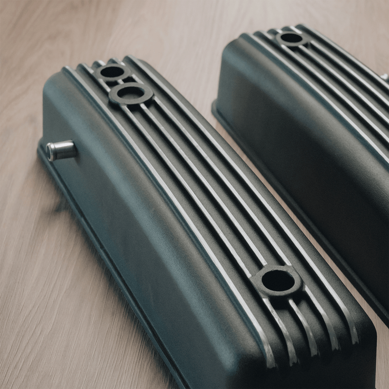 FORD V8 Y-BLOCK CLASSIC ALUMINUM VALVE COVERS - photo 3