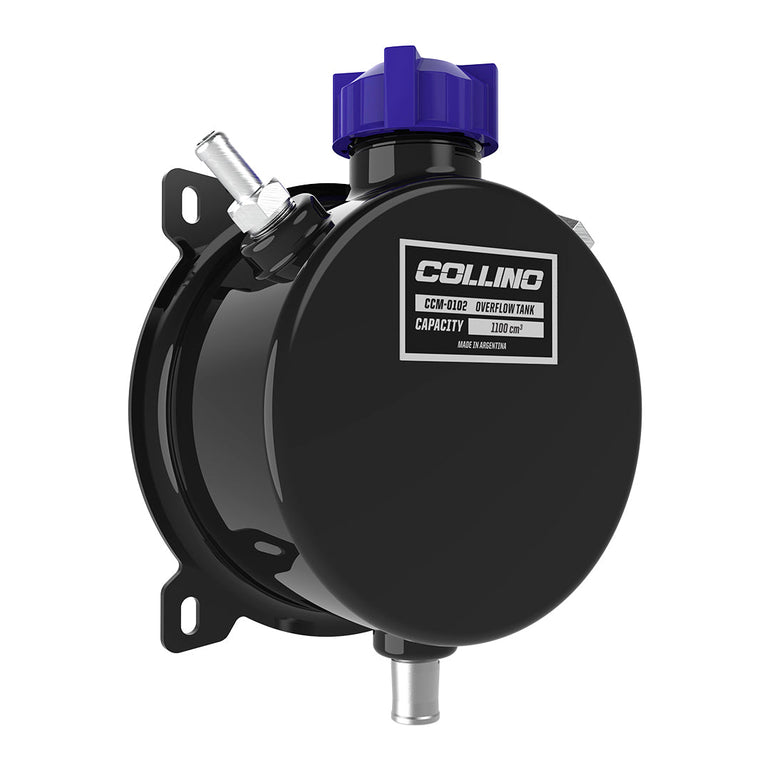 BLACK ROUND OVERFLOW TANK - 1.1 LTR.
