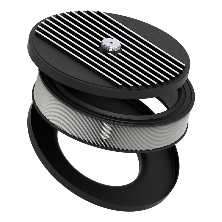 CAST SERIES ALETEADO AIR FILTER - 10" X 2 1/2" ROUND