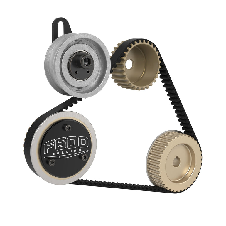 FIAT 600 WATER PUMP AND ALTERNATOR DRIVE KIT WITH TIMING BELT