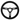 DETROIT SUEDE STEERING WHEEL 360 MM