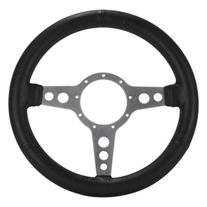 DETROIT STEERING WHEEL FLAT 9-BOLTS 15" - 380 MM.