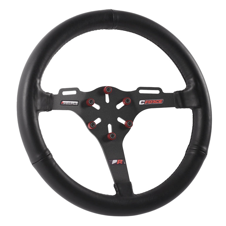 VELOCE R C STEERING WHEEL - LEATHER