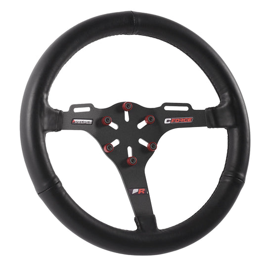 VELOCE R C STEERING WHEEL - LEATHER