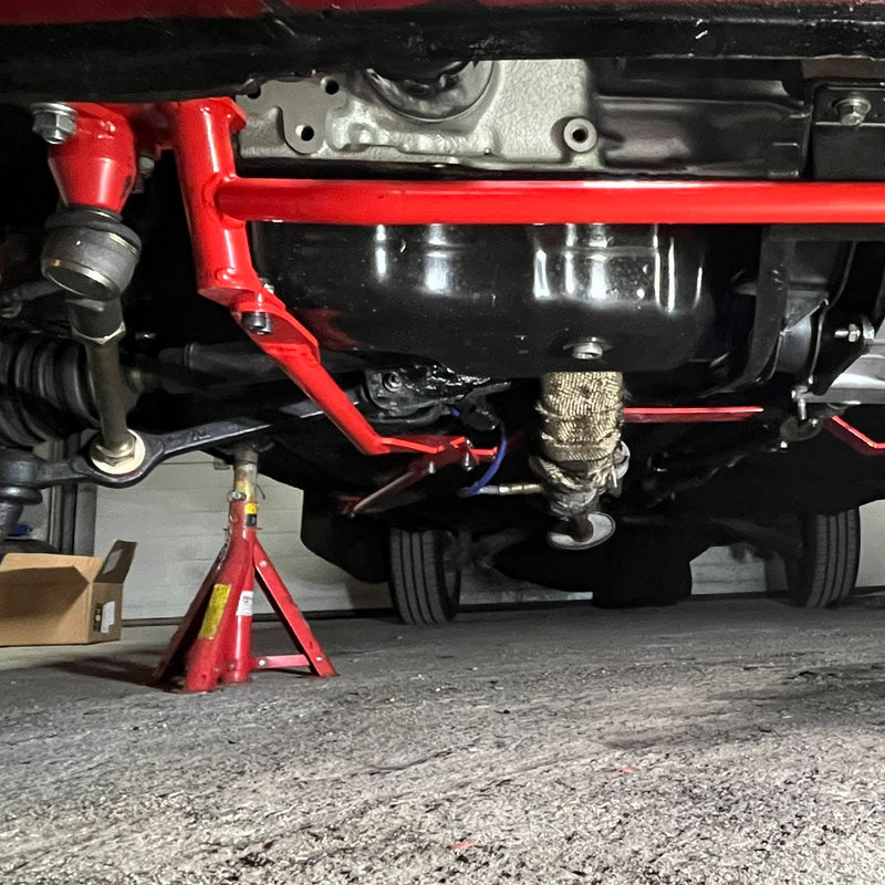 FIAT 147 FRONT LOWER REINFORCEMENT KIT WITH ROD END CONTROL ARMS - photo 1